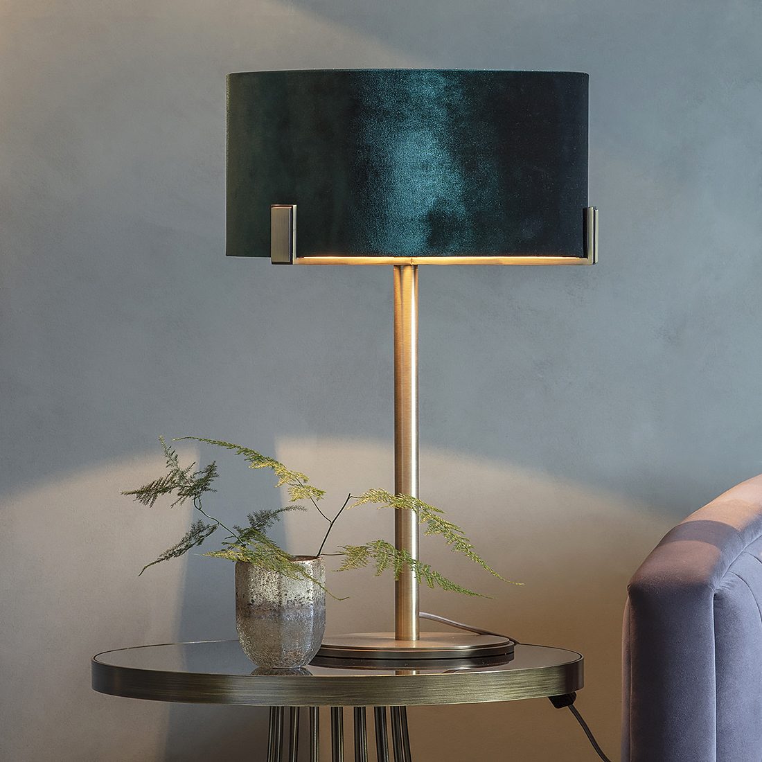 green table lamps uk