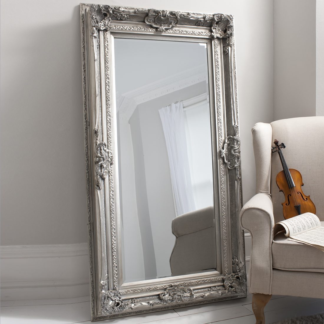 Silver Floor Mirror » Arthatravel.com