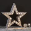 Natural Wooden Star Light