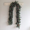 180cm long faux fir and pine cone christmas garland